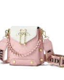 Mobile phone bag female small bag fashion texture -sensitive shoulder bag versatile pearl chain small bag