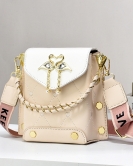 Mobile phone bag female small bag fashion texture -sensitive shoulder bag versatile pearl chain small bag