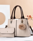 Fashion pieces Set the pure color handbag Mother's Day gift shoulder bag given to mothers