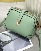 Women's bag multi -layer mothers bag small square bag soft leather small bag messenger bag for mother shoulders