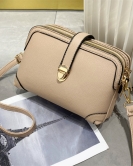 Women's bag multi -layer mothers bag small square bag soft leather small bag messenger bag for mother shoulders