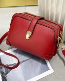 Women's bag multi -layer mothers bag small square bag soft leather small bag messenger bag for mother shoulders