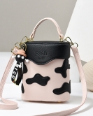 Women's bag hand lift bucket bag women's box bag large -capacity shoulder messenger bag tide