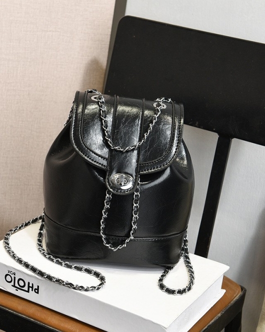 Fashion small bag women's backpack female summer bag chain trend small school bag backpack backpack