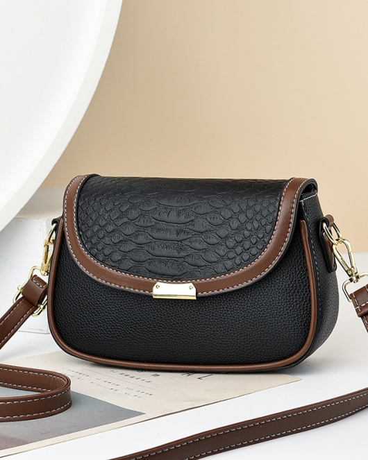 Bag women's commuting retro shoulder ladies Western qi square bag Fashion versatile messenger bag mother bag