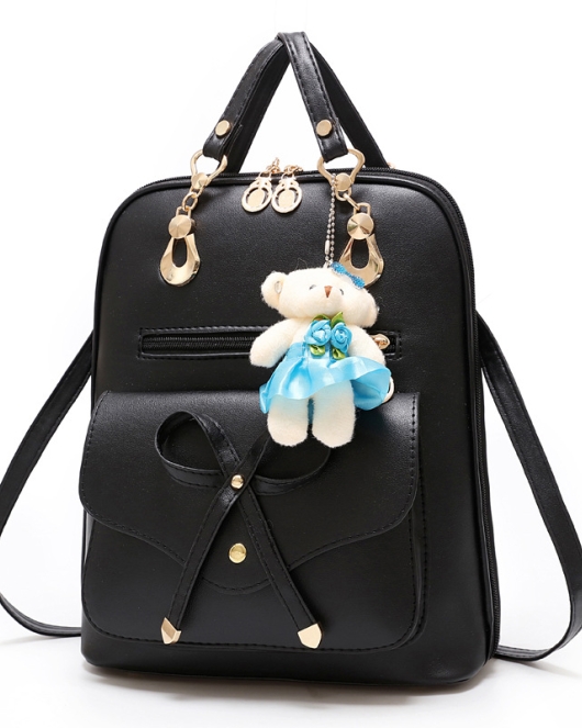 Women's bag backpack Student fashionable shoulder schoolbags Fashion Bow Academy Backpack