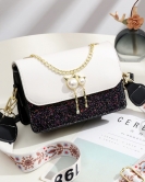 Festive gifts, small bags for women's fashion small square bag, giving girlfriend, contrasting shoulder bag tide