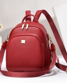 Women's bags casual backpack Women's small backpack casual versatile large -capacity schoolbags