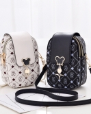 Printing fashion small bag foreign mobile phone bag wild shoulder bag mini mesengers bag